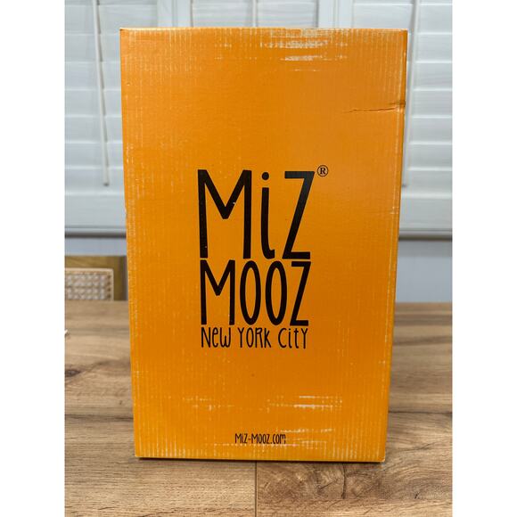 Miz Mooz NYC Gillie Block Heel Platform Sandal Black Leather Size 9/9.5 US 40 EU - Picture 13 of 13